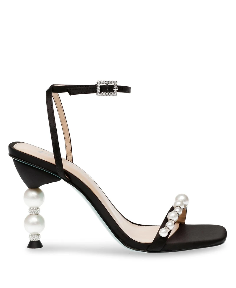 Betsey Johnson Women's Jacy Strappy Embellished Evening Sandals