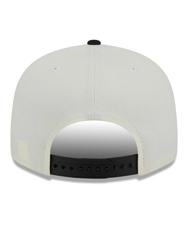 Men's New Era Cream, Black Pittsburgh Steelers City Originals 9FIFTY Snapback Hat