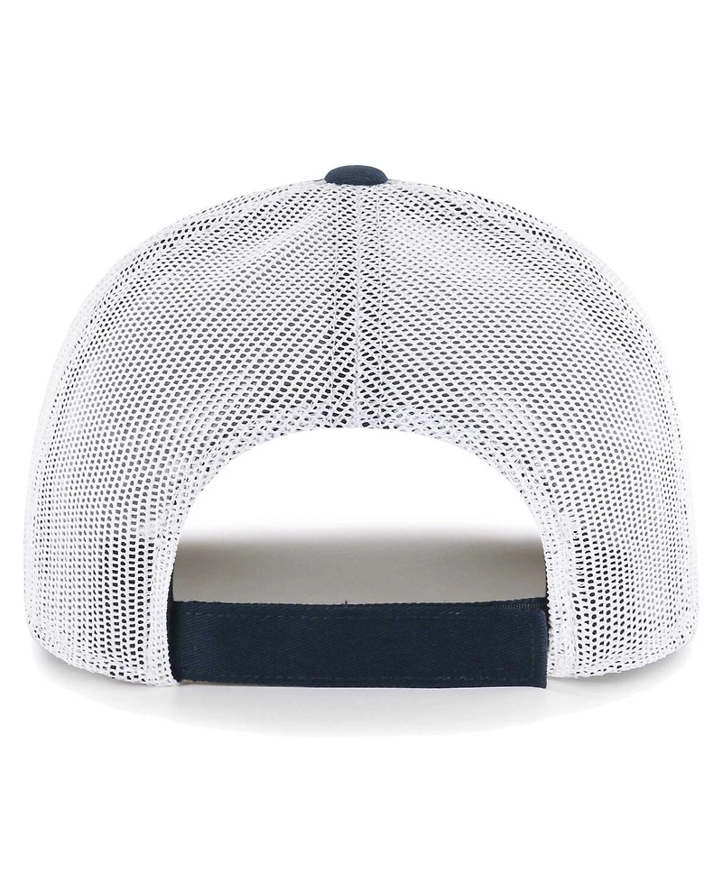 Big Boys '47 Brand Navy, White Seattle Seahawks Scramble Adjustable Trucker Hat