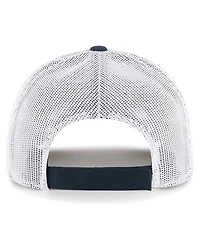 Big Boys '47 Brand Navy, White Seattle Seahawks Scramble Adjustable Trucker Hat