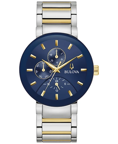 Bulova Men's Chronograph Modern Futuro Two-Tone Stainless Steel Bracelet Watch 40mm