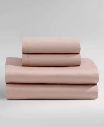 Closeout! Calvin Klein Organic Earth 300 Thread Count 100% Cotton Sateen 4-Pc. Sheet Set, King