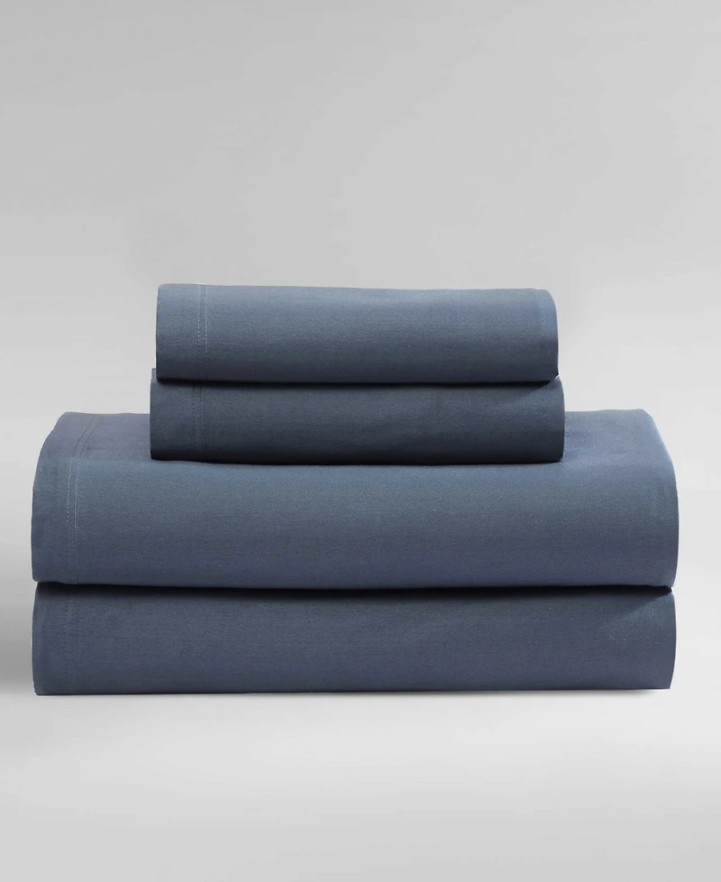 Calvin Klein Organic Earth 300 Thread Count 100% Cotton Sateen 4-Pc. Sheet Set