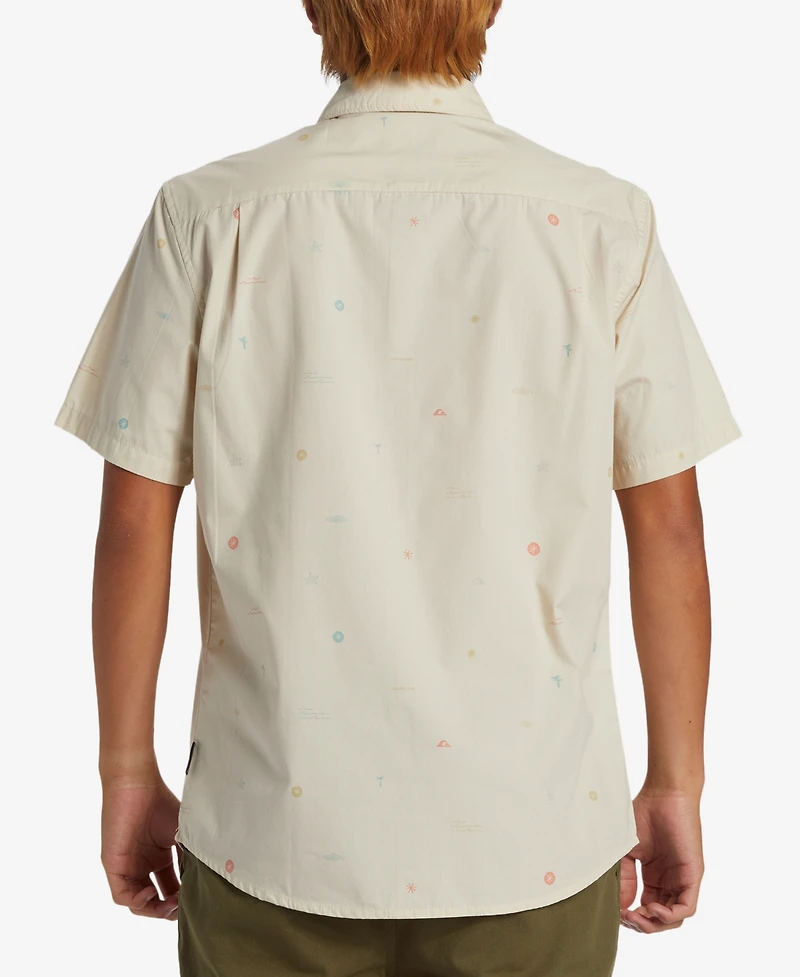 Quiksilver Men's Mini Mo Classic Short Sleeve Shirt