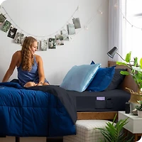 Bare Home Double Brushed Dual Pocket Fitted Sheet Queen