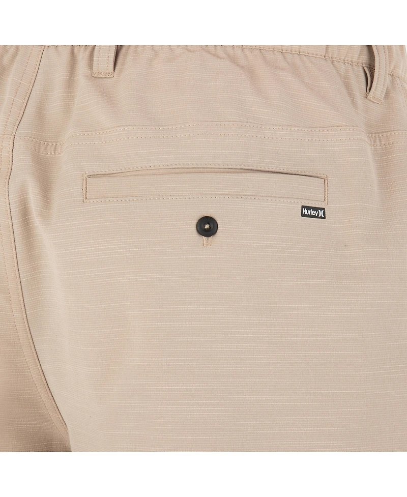 Hurley Men's Phantom Slub 3/4 Waistband 18" Stretch Shorts