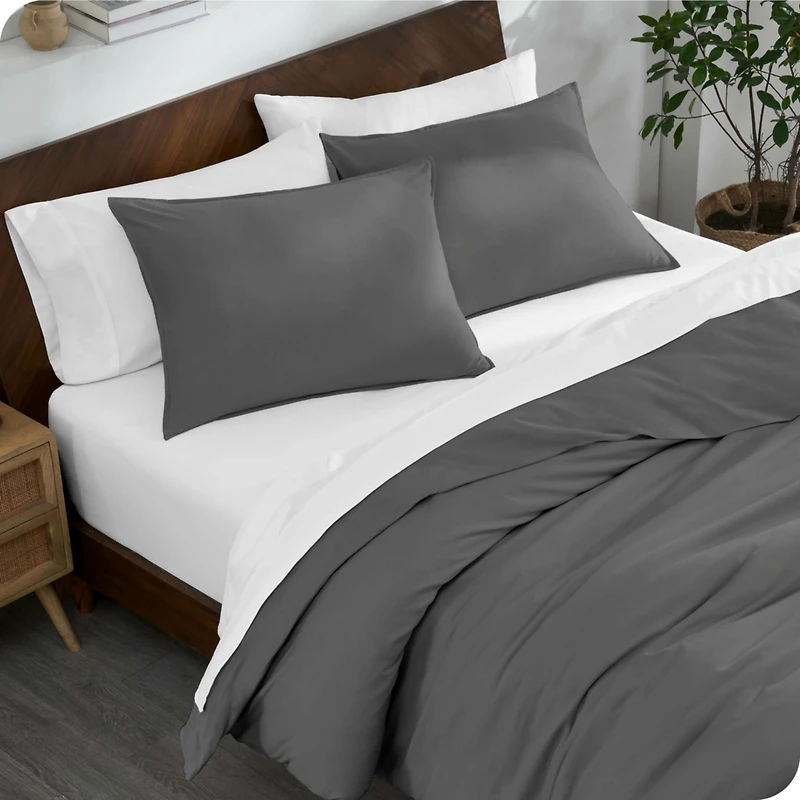 Bare Home Organic Cotton Jersey Duvet Cover Set Twin/Twin XLong