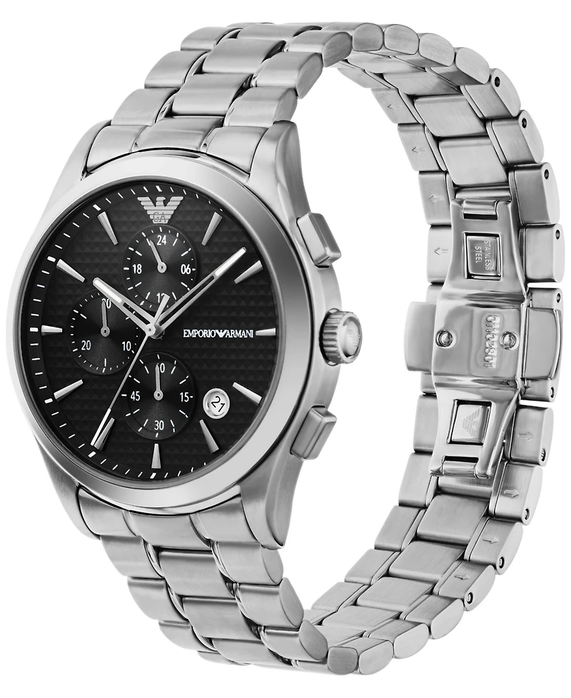 Emporio Armani Men's Chronograph Stainless Steel Bracelet Watch 42mm