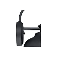 Midland Urban Barn Industrial Outdoor Wall Light Fixture Led Black Metal 9" Gooseneck Arm Motion Sensor Dusk to Dawn for House Porch Patio Outsid