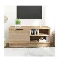 Tv Stand Sonoma Oak 31.5"x13.8"x14.4" Engineered Wood