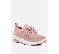 Women's elizha stud embellished lace up sneakers