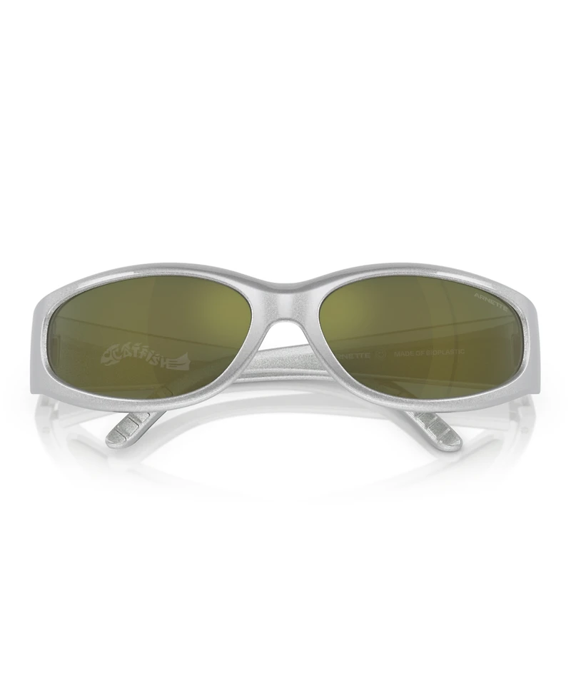 Arnette Men's Catfish Sunglasses, Mirror AN4302