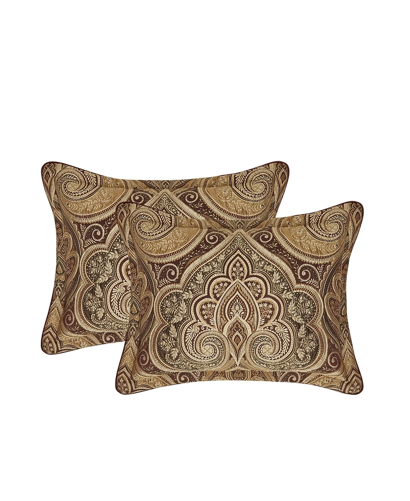 Five Queens Court Bordeaux 4 Pc. Comforter Set