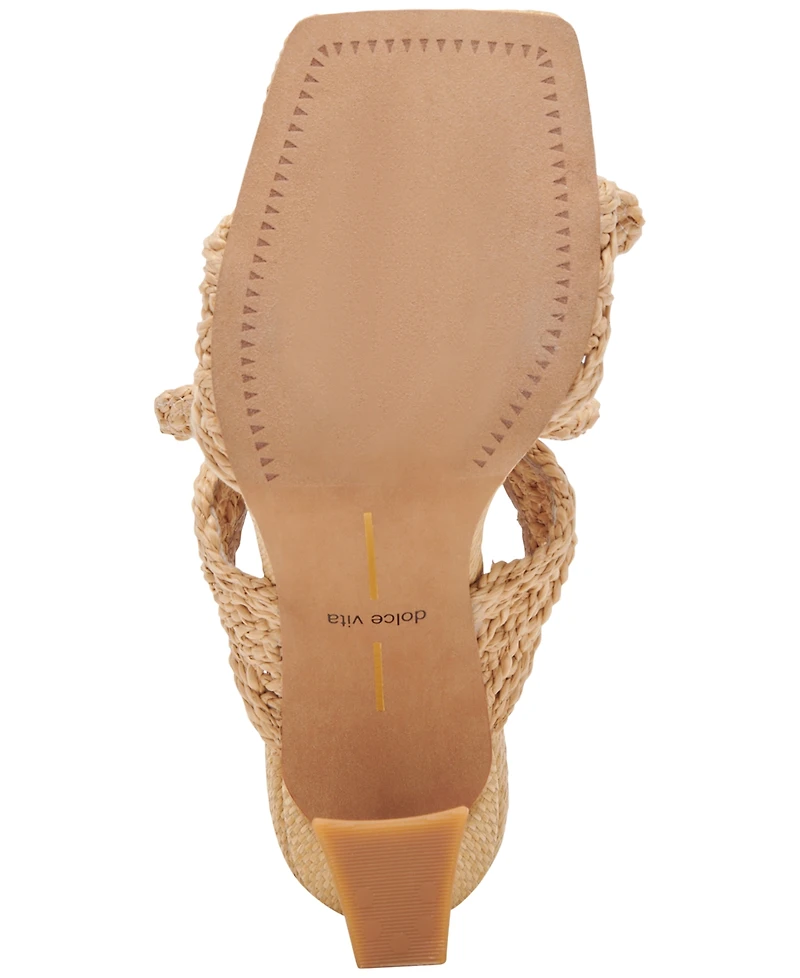 Dolce Vita Women's Anira Embellished Two-Piece Platform Dress Sandals