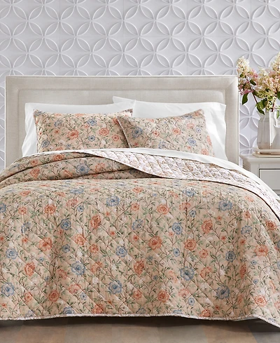Charter Club Garden Floral 2-Pc. Quilt Set, Twin, Exclusively at Macy's