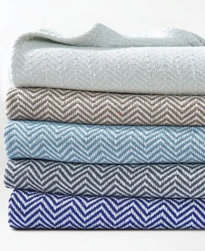 Melange Home Herringbone Cotton Blanket