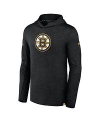 Men's Fanatics Black Boston Bruins Authentic Pro Lightweight Pullover Hoodie