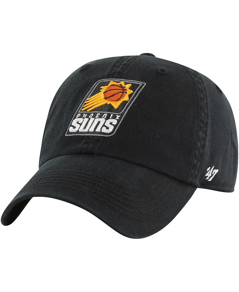Men's '47 Brand Black Phoenix Suns Classic Franchise Fitted Hat