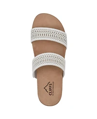 Cliffs by White Mountain Thrilled Slide Sandal