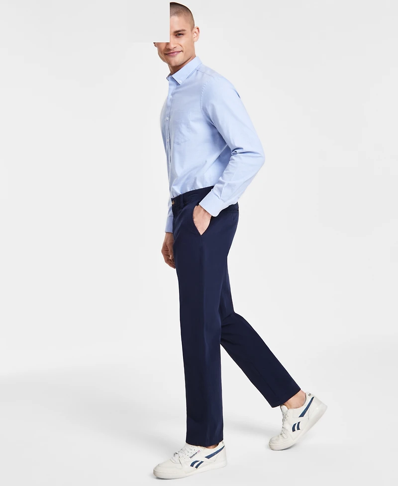 Club Room Men's Four-Way Stretch Pants, Created for Macy's
