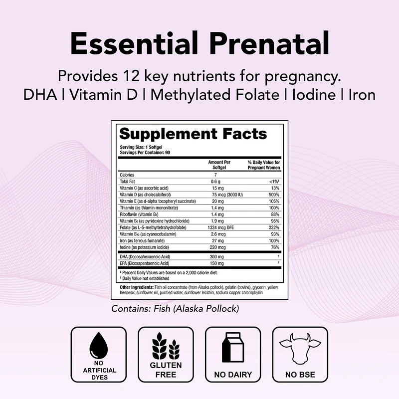 Theralogix TheraNatal One Prenatal Vitamins for Women