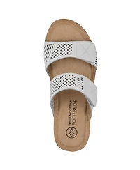 White Mountain Ferula Slide Sandals