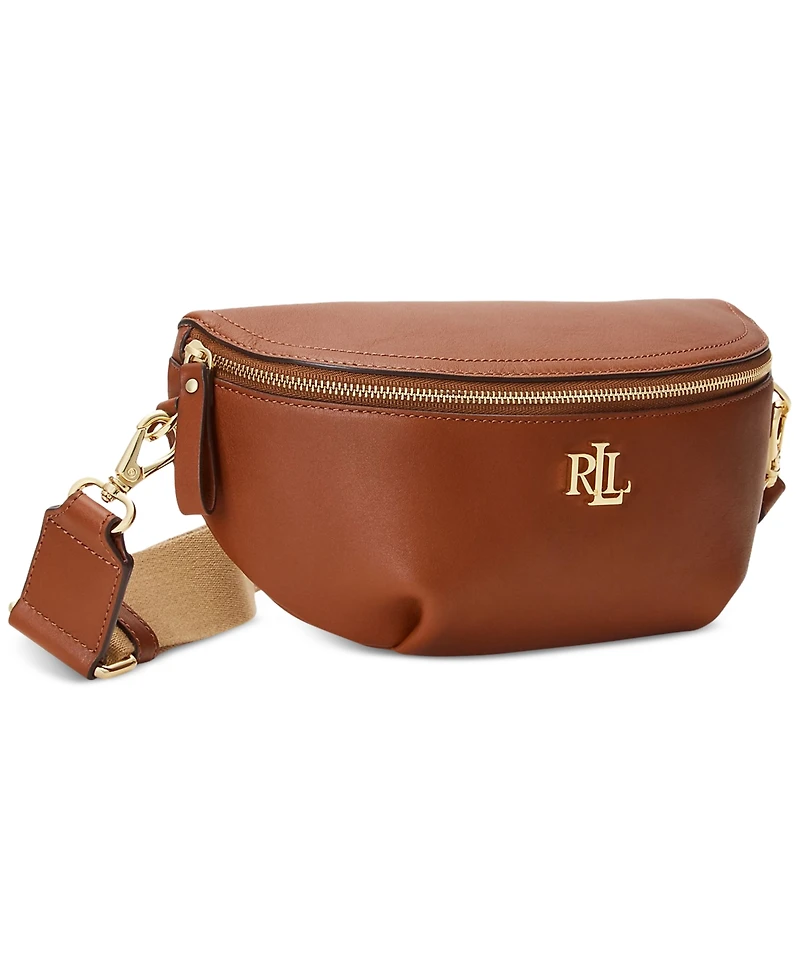 Lauren Ralph Lauren Leather Marcy Small Belt Bag