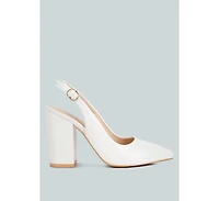 Womens dalaney slingback high block sandals