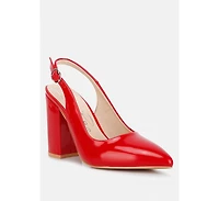 London Rag Dalaney Slingback High Block Sandals Women