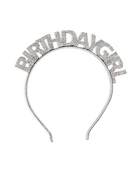 Child Girl's Silver Birthday Girl Headband