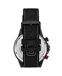 Stuhrling Model 4029 Men's Japan Quartz Chronograph, Leather Strap Watch