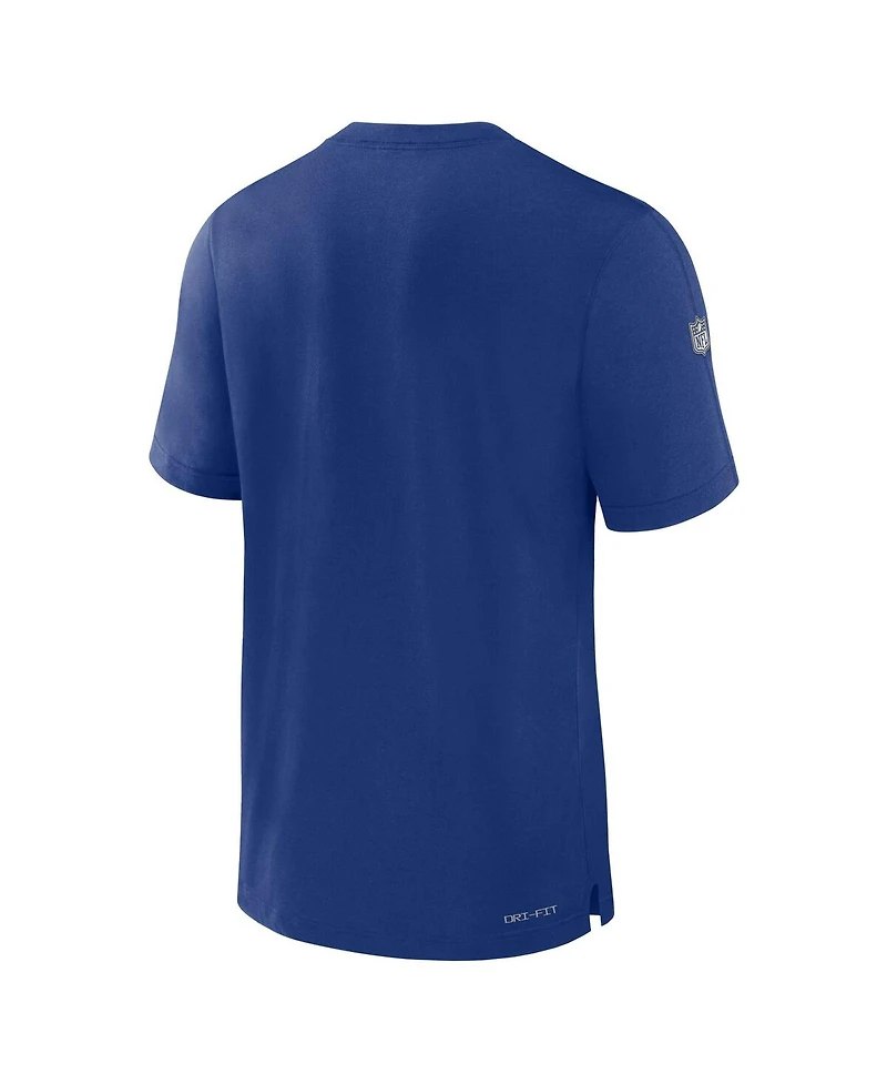 Men's Nike Royal New York Giants 2023 Sideline Performance T-shirt