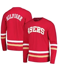 Men's Tommy Hilfiger Red, Gold San Francisco 49ers Nolan Long Sleeve T-shirt