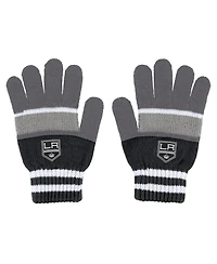 Women's Wear by Erin Andrews Los Angeles Kings Stripe Glove and Scarf Set