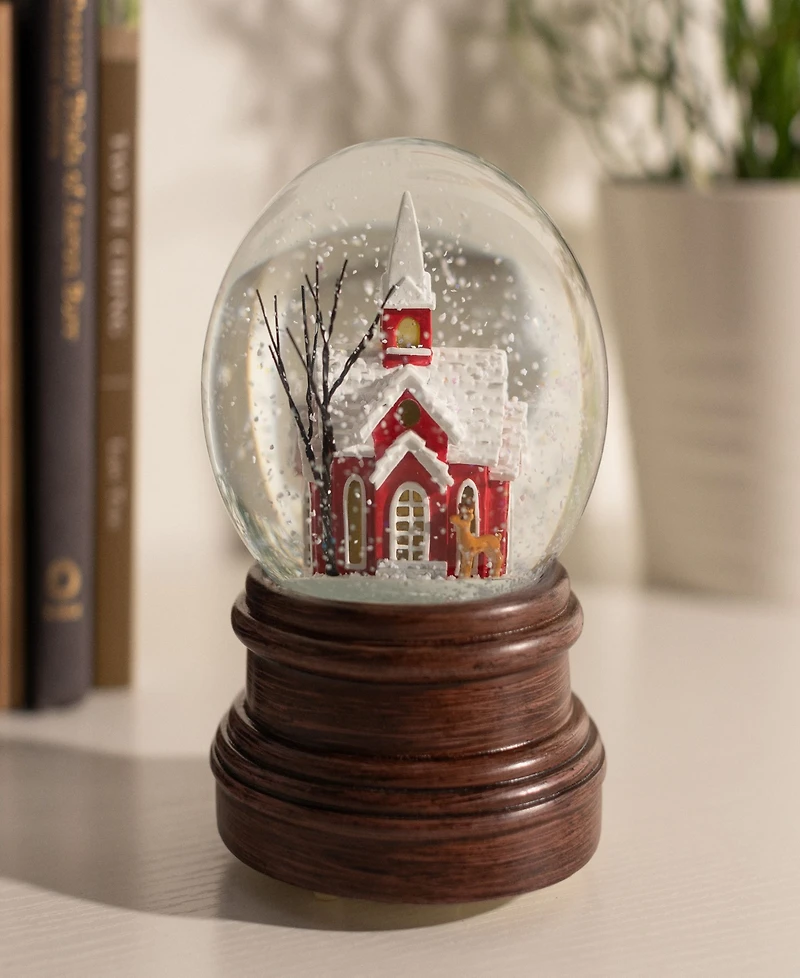 Ashfield & Harkness Sanctuary Church Snow Globe