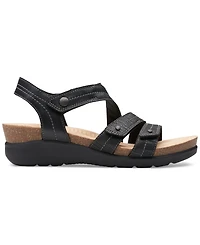 Clarks Women's Calenne Clara Strappy Wedge Sandals
