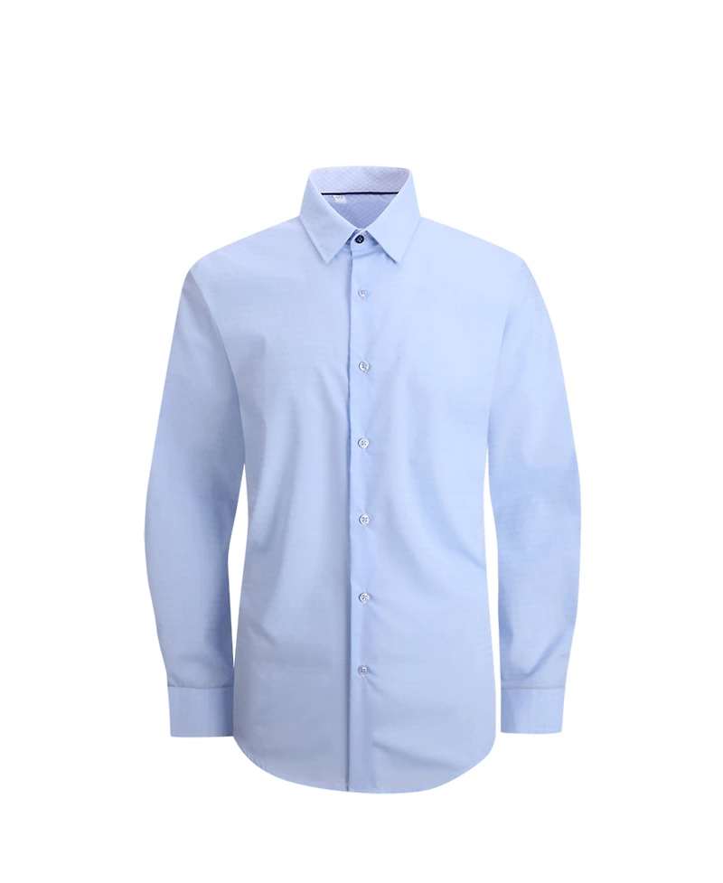 Duchamp London Men's Textured Dot Dress Shirt