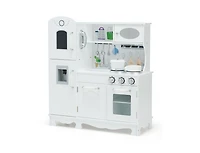 Slickblue Vintage like Play Kitchen Pretend Kids Cooking Playset Toys with Water Dispense