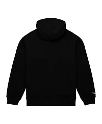 Men's Mitchell & Ness Black Toronto Raptors Hardwood Classics Tonal Pullover Hoodie