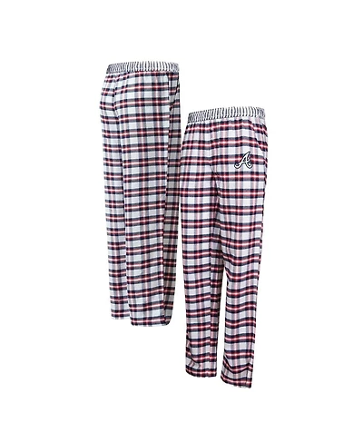 Women's Concepts Sport Navy, Red Atlanta Braves Sienna Flannel Sleep Pants