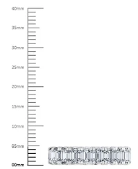 Diamond Emerald-Cut Eternity Band (5 ct. t.w.) 14k Gold (Also Platinum)
