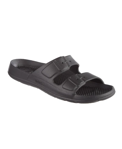 Totes Little and Big Kids Ara Molded Double Buckle Slide Sandals