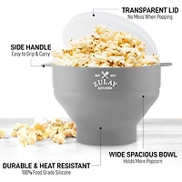 Collapsible Popcorn Maker with Lid