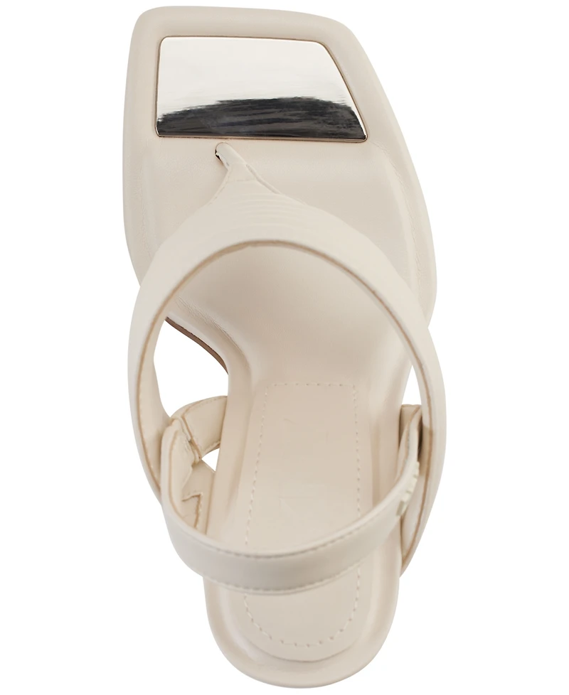 Dkny Women's Ranae Square-Toe Slingback Dress Sandals
