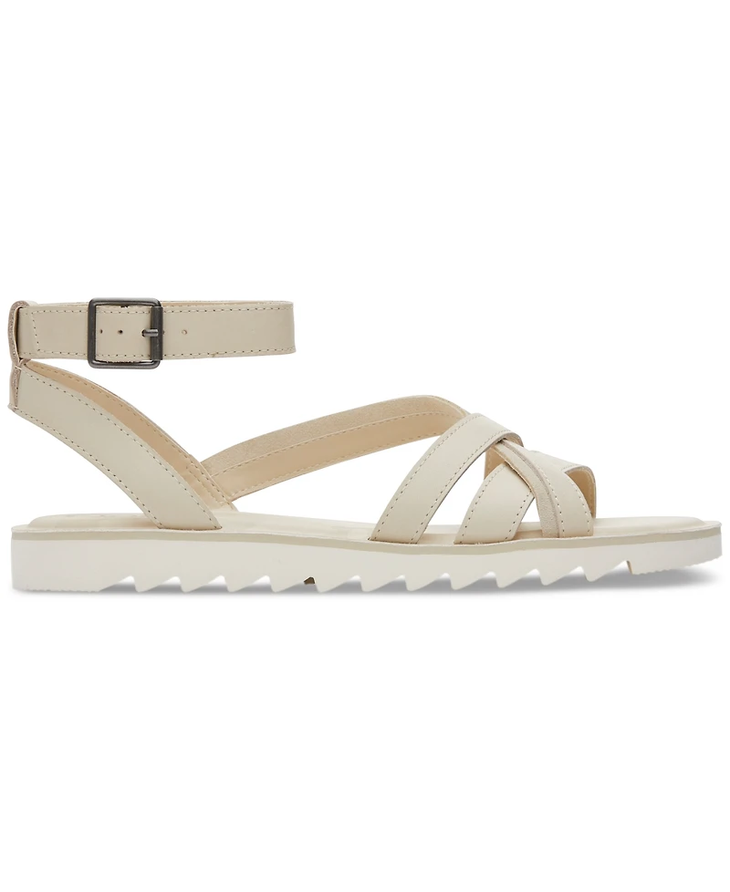 Toms Women's Rory Ankle-Strap Flat Tread Sandals