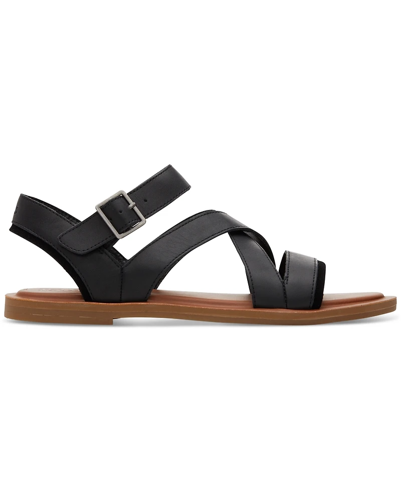 Toms Women's Sloane Strappy Side-Buckle Flat Sandals