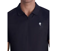 Karl Lagerfeld Paris Men's Slim Fit Short-Sleeve Pique Polo Shirt, Created for Macy's