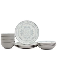 Tabletops Unlimited Carrara 12 Pc. Dinnerware Set, Service for 4