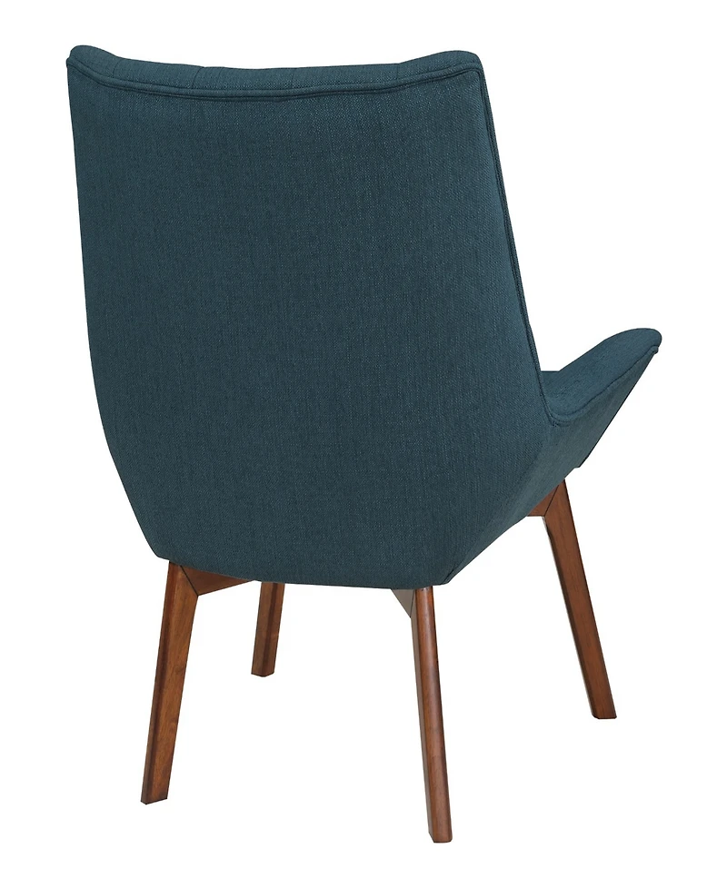 Office Star 33.5" Wood, Fabric Shelly Tufted Chair