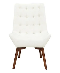Office Star 33.5" Wood, Fabric Shelly Tufted Chair